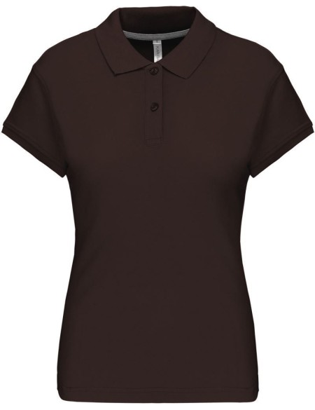 Damen-Poloshirt Kariban K242 - Schokolade XL