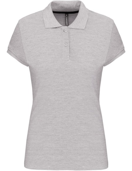 Damenpoloshirt Kariban K242 - Oxford grau XXL