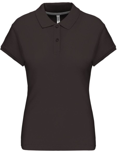 Damen-Poloshirt Kariban K242 - Dunkelgrau S