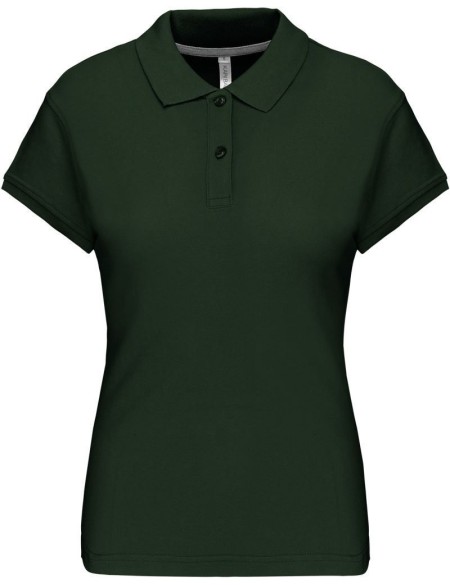 Damen-Poloshirt Kariban K242 - Waldgrün S