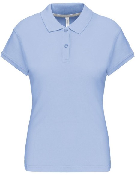 Damen-Poloshirt Kariban K242 – Himmelblau XL