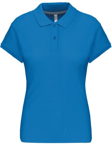 Damen-Poloshirt Kariban K242 – Tropisches Blau XXL