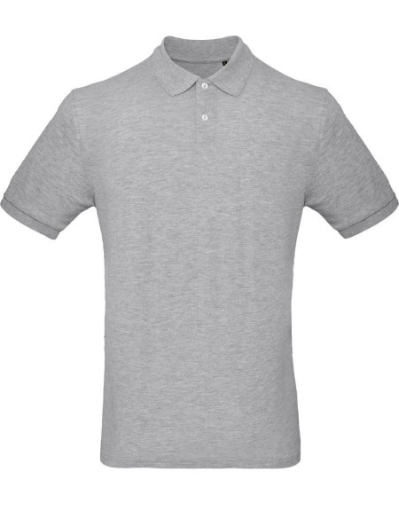 Herren-Poloshirt B+C Inspire Polo – Heather Grey L