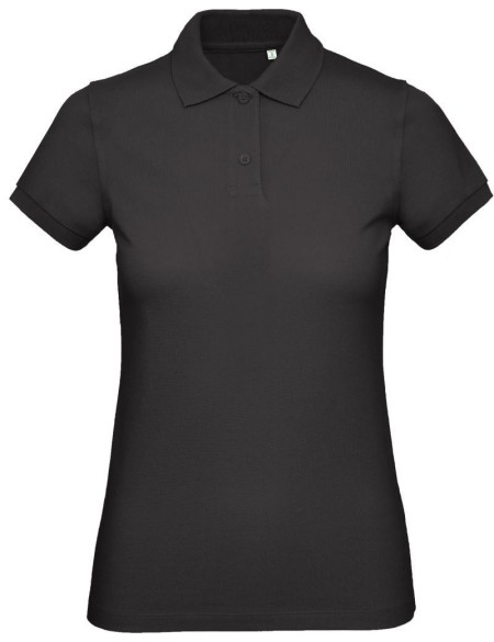 B+C Inspire Poloshirt für Damen – Schwarz XS