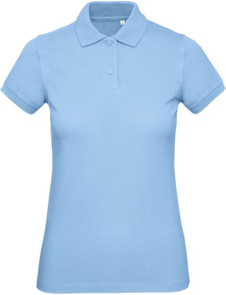 Damen-Poloshirt B+C Inspire Polo – Himmelblau M
