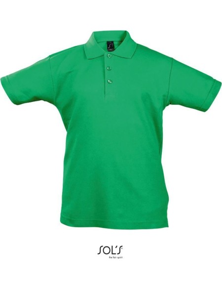 Kinderpoloshirt Summer Kids II - Kelly Green 8 Jahre
