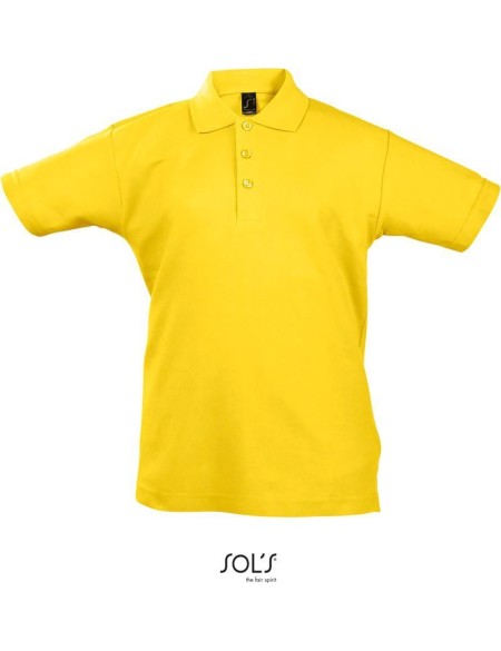 Kinderpoloshirt Summer Kids II - Gelb 4 Jahre