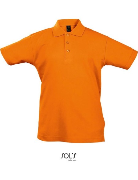 Kinderpoloshirt Summer Kids II - Orange 4 Jahre