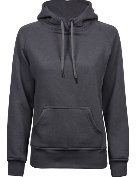 Dámská mikina s kapucí TeeJays 5431 - Dark grey M