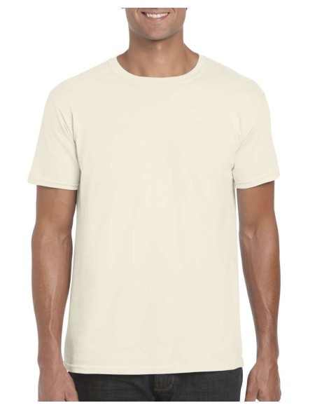 Herren T-Shirt Gildan GI64000 - Natur L