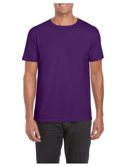 Herren T-Shirt Gildan GI64000 - Lila S