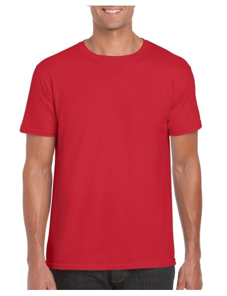 Gildan GI64000 Herren T-Shirt – Rot 4XL