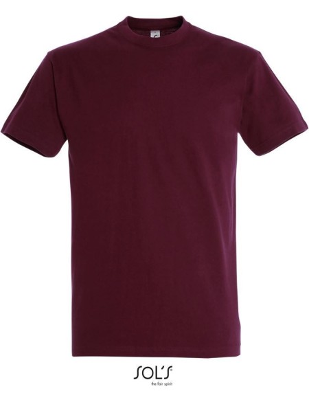 Herren-T-Shirt – Imperial – Burgunderrot 3XL