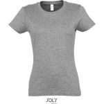 Damen T-Shirt – Imperial – Grau meliert XXL