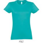 Damen T-Shirt - Imperial - Karibikblau S