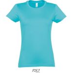 Damen T-Shirt – Imperial – Atollblau XL