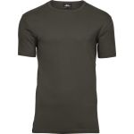 Herren-T-Shirt – Teejays Interlock – Dunkeloliv L