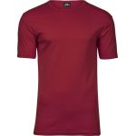 Herren-T-Shirt – Teejays Interlock – Tiefrot XL
