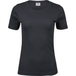 Damen T-Shirt - Teejays Interlock - Dunkelgrau L