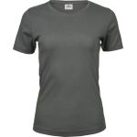 Dámské tričko - Teejays Interlock  - Powder grey XXL