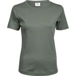 Damen T-Shirt - Teejays Interlock - Blattgrün M