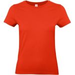 Damen-T-Shirt – B+C E190 – Feuerrot L