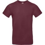 Herren-T-Shirt – B+C E190 – Burgunderrot XS