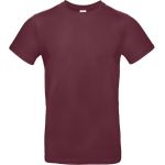 Herren-T-Shirt – B+C E190 – Burgunderrot S