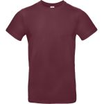 Herren-T-Shirt – B+C E190 – Burgunderrot L