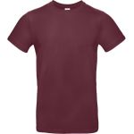 Herren-T-Shirt – B+C E190 – Burgunderrot XL