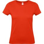 Damen-T-Shirt – B+C 150 – Feuerrot XS