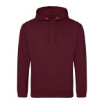 JustHoods Herren-Sweatshirt – Burgunderrot 4XL