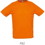 Herren-Sport-T-Shirt SPORTY - Orange XS