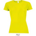 Dámské sportovní tričko SPORTY - neon yellow M