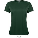 Sport-T-Shirt für Damen SPORTS - Waldgrün XS