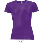 Dámské sportovní tričko SPORTY - Dark purple XS