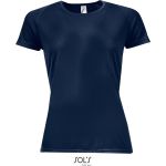 Damen-Sport-T-Shirt SPORTY - Französisches Marineblau XXL