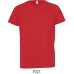 Sport-T-Shirt für Kinder – SPORTS – Rot 12 Jahre