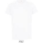 Sport-T-Shirt für Kinder – SPORTS – Weiß 8 Jahre