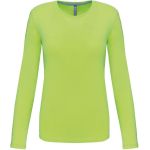 Damen-T-Shirt – Kariban K383 mit langen Ärmeln – Lime XXL
