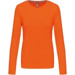 Damen-T-Shirt – Kariban K383 mit langen Ärmeln – Orange XXL