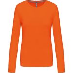 Damen T-Shirt – Kariban K383 Langarm – Orange M