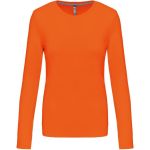 Damen T-Shirt – Kariban K383 Langarm – Orange XL