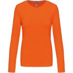 Damen-T-Shirt – Kariban K383 mit langen Ärmeln – Orange 3XL