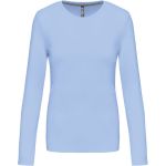 Damen-T-Shirt – Kariban K383 mit langen Ärmeln – Himmelblau XXL