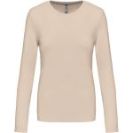 Damen-T-Shirt – Kariban K383 mit langen Ärmeln – Hellsand 3XL