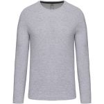 Herren-T-Shirt – Kariban K359 mit langen Ärmeln – Oxford-Grau M