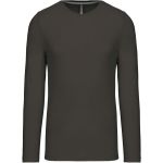Herren-T-Shirt – Kariban K359 mit langen Ärmeln – Dunkelgrau 3XL