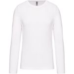 Herren-T-Shirt – Kariban K359 Langarm – Weiß M