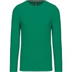 Herren-T-Shirt – Kariban K359 mit langen Ärmeln – Kellygrün XL